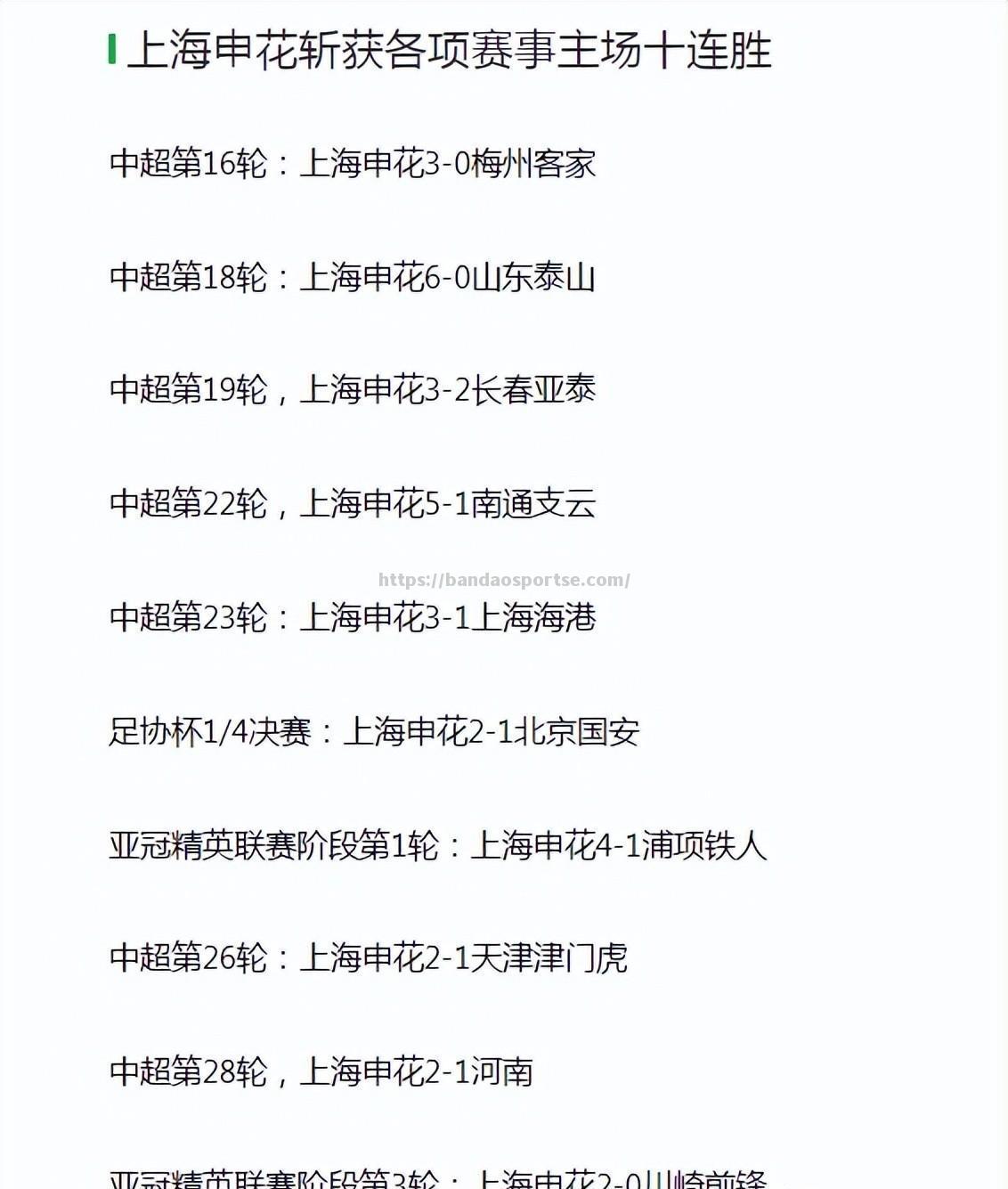 半岛体育-上海申花连胜，晋级之路更为坚实